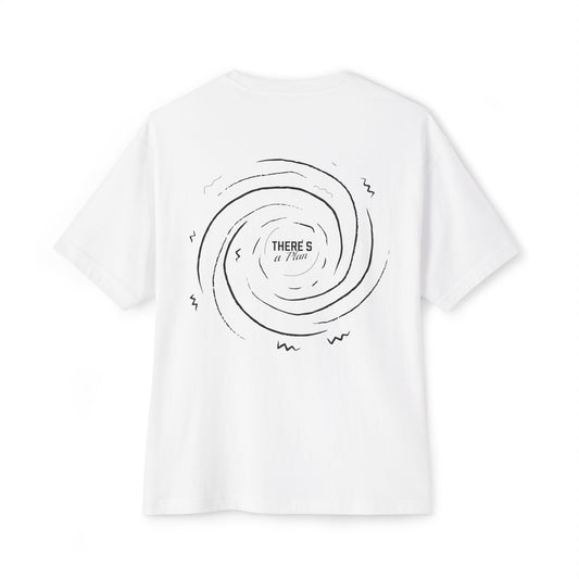 Inspirational Unisex Oversized Boxy Tee - Jeremiah 29:11 Design