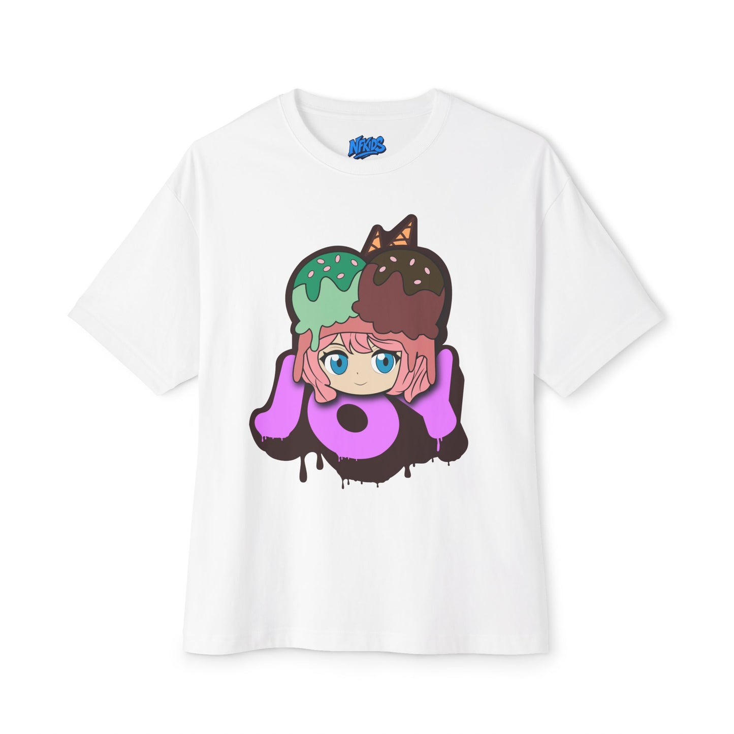 The Foods Wishers Tee — Cute Anime Ice Cream Girl Graphic T-Shirt
