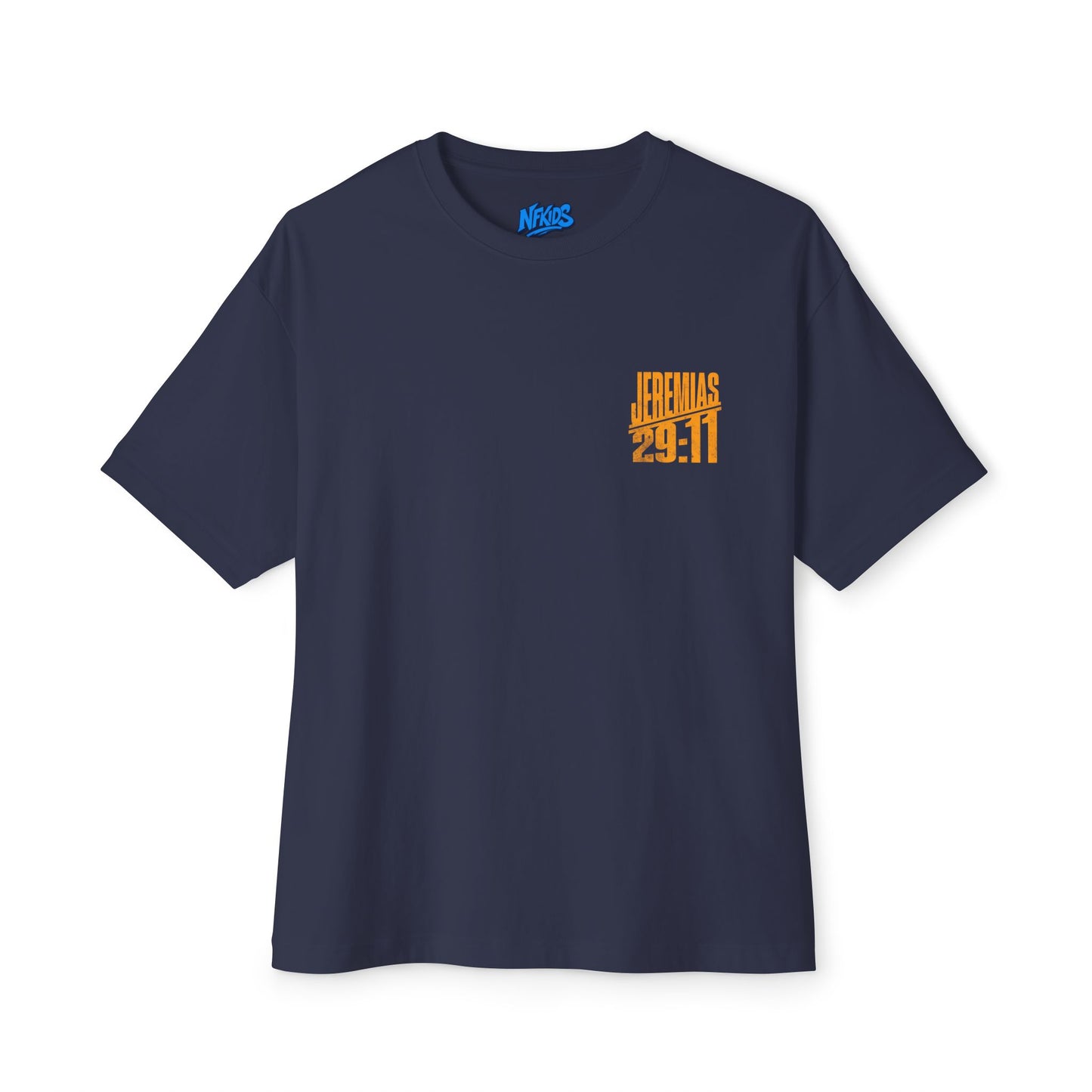 Rendirse No Es Opción Tee — Oversized Boxy Spanish Faith Graphic T-Shirt (Jeremías 29:11)